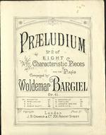 Praeludium : no. 2 of Eight characteristic pieces : for the piano ... op. 41